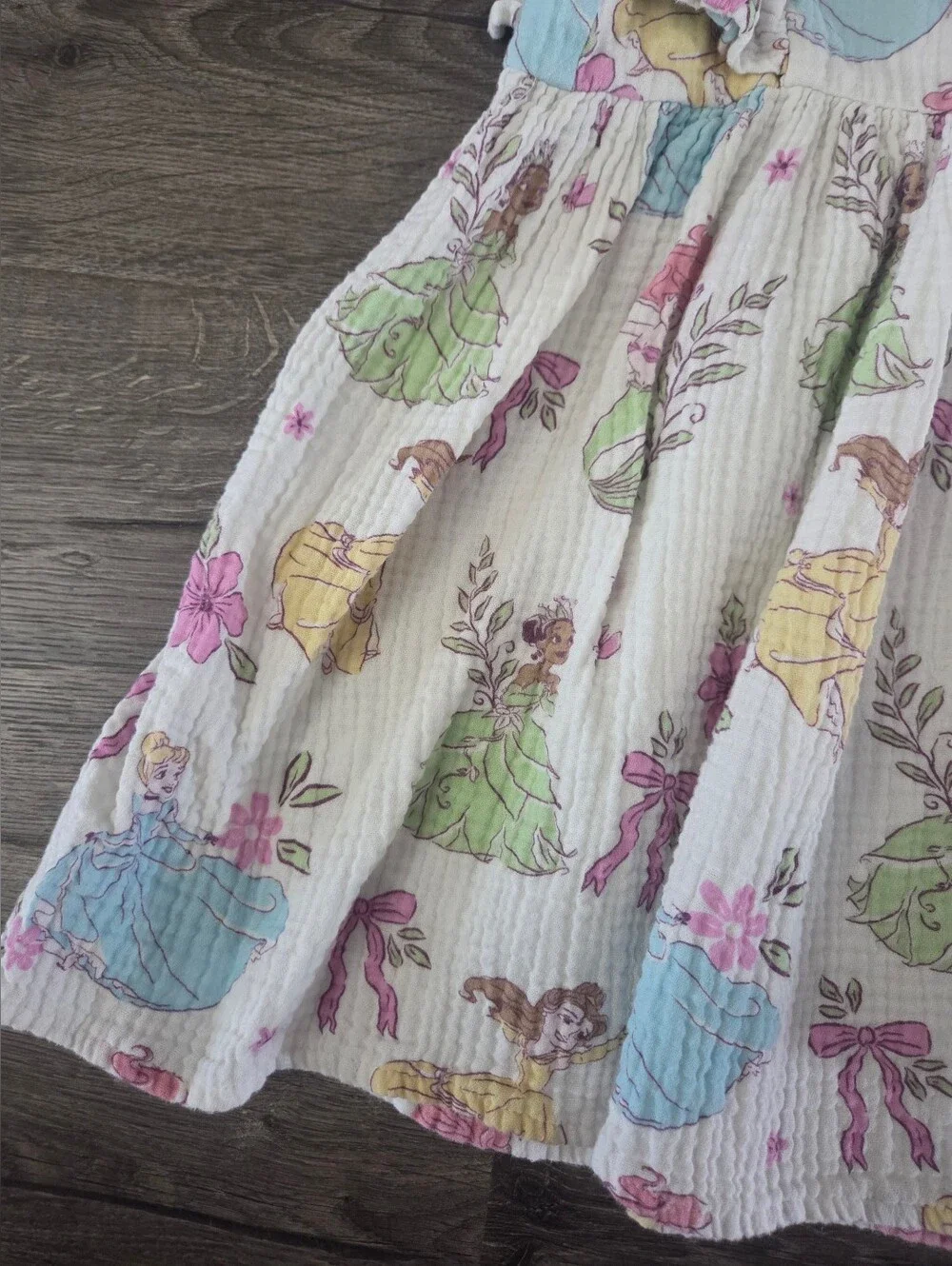 Girls Disney Princess Gauze Dress Size 4t